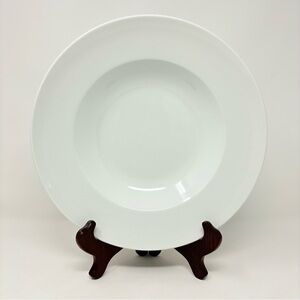 Crate & Barrel White Ceramic Pasta Bowls